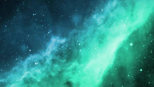 蓝色银河太阳系星空宇宙漫游穿梭背景