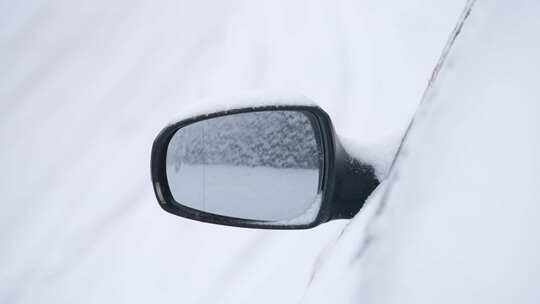 航拍雪景 唯美冬日空镜 冬天下雪