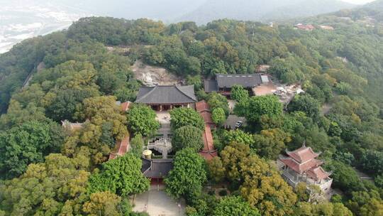 航拍福建泉州清源山景区南台寺视频素材模板下载