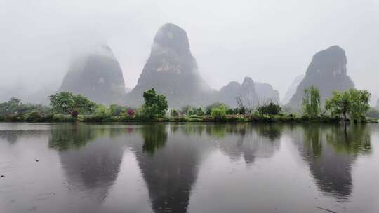 桂林山水倒影 意境山水