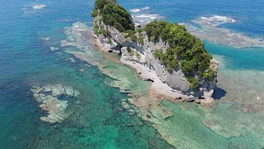 日本 和歌山 白浜 沙滩 航拍视频