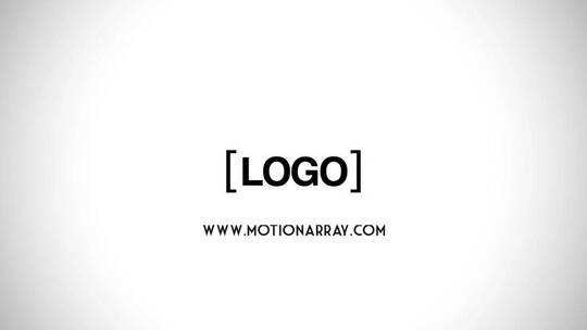 优雅整洁logo演绎AE模板