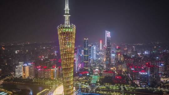 广州夜景延时