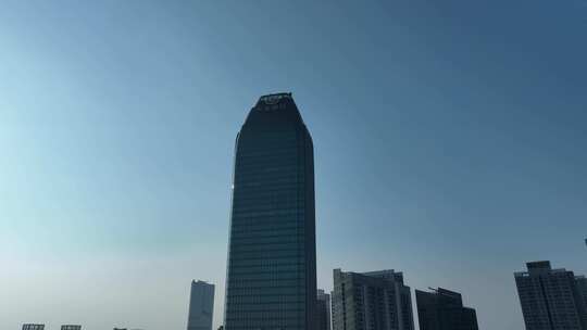 惠州市荣灿惠州中心大厦航拍兴业银行大厦