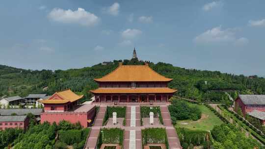 航拍平顶山香山寺塔