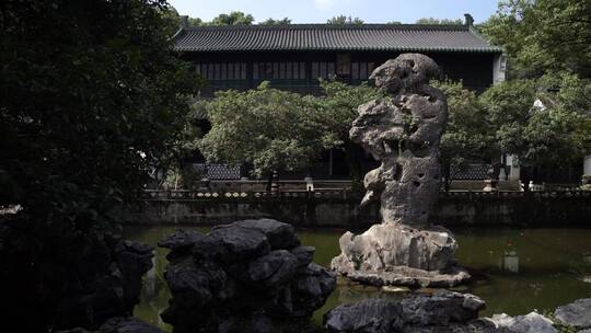 杭州西湖景区文澜阁风景