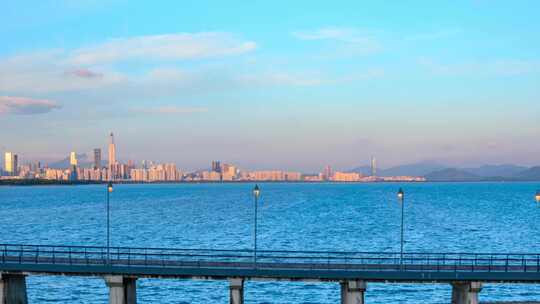 深圳湾滨海CBD摩天大楼地标建筑