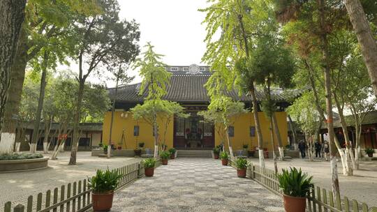 苏州寒山寺古建筑人文景观