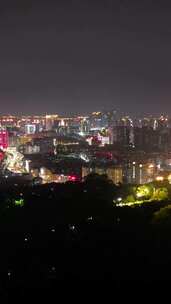 竖版视频福建泉州夜景丰泽区夜景