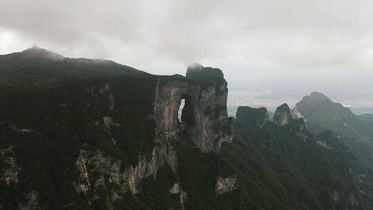 合集湖南张家界天门山5A景区4K航拍