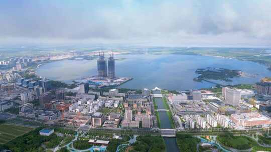 上海市临港新片区城市风光
