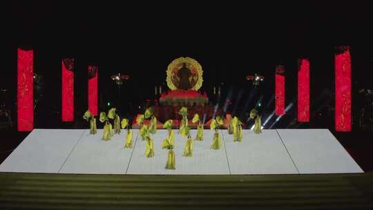 舞台演出舞蹈表演画面