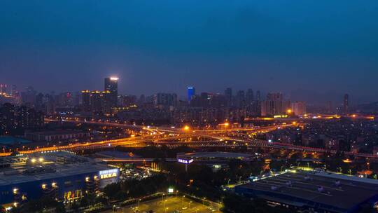 大连百年港湾日转夜延时