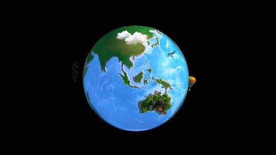 地球动画 旋转地球 地球旋转 地球 动画
