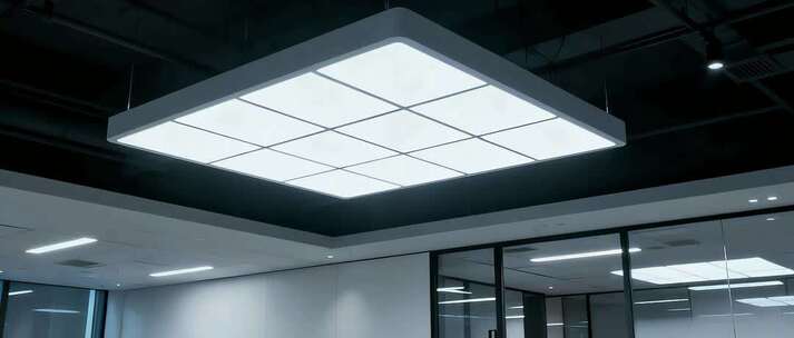 办公室亮灯 开灯 开场