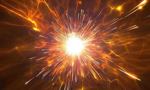 炫目光芒粒子特效