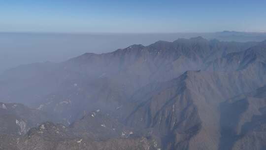 秦岭山脉秋季风景