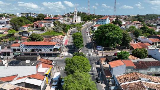 巴西Aracaju Sergipe的城市景观。巴西东北部的旅游业。