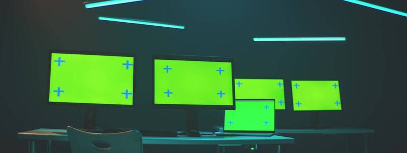 绿色屏幕分析室
