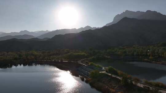 贺兰山苏峪口03视频素材模板下载