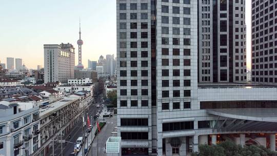 上海浦西航拍建筑