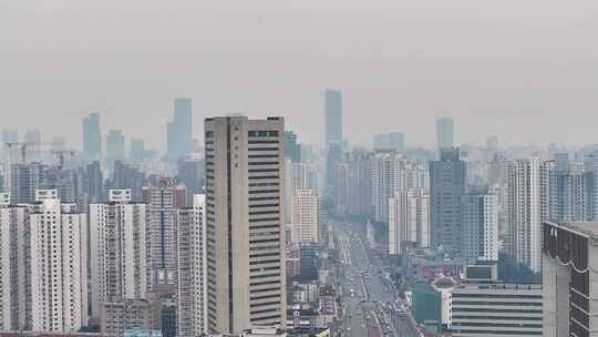 上海浦西 城市风光航拍