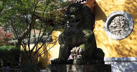 【合集】杭州永福寺红枫秋景