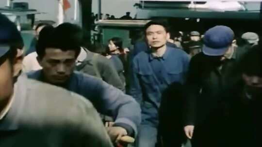 70年代80年代上海 黄浦江 外滩