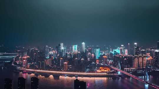 重庆东水门大桥夜景