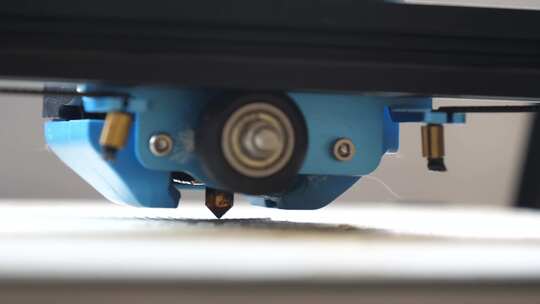 3D打印机打印模型视频素材模板下载