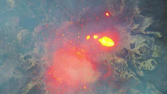 火山熔浆