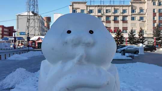 十二生肖雪雕《巳蛇》