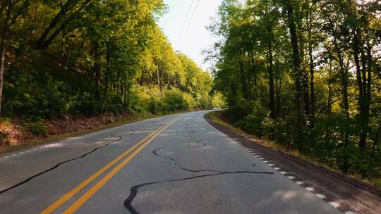 高清实拍公路旅行