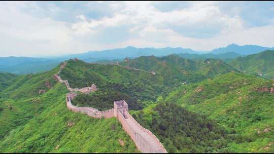 内蒙古长城自然风光全景