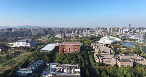 浙江大学紫金港校区航拍