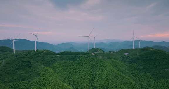 高山风力发电风力发电机湖州九龙山