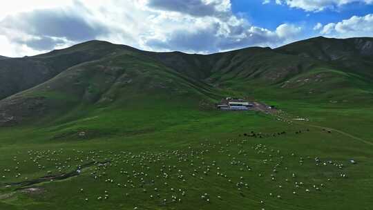 祁连山山脉橡皮山航拍