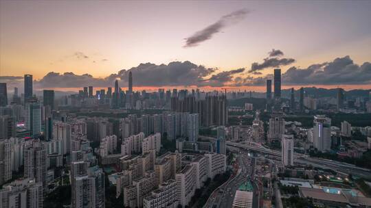 深圳夜景航拍