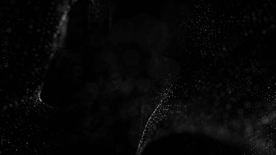 黑色背景粒子特效素材