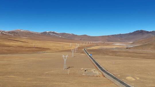 西藏高原国家公路航拍