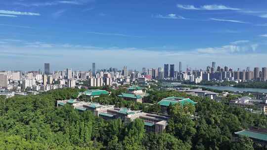 武汉大学武昌区大景航拍