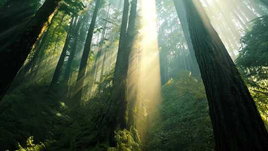 树木森林耶稣光 木材 床木材