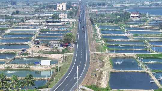 海南环岛旅游公路航拍