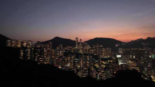 香港夜景航拍