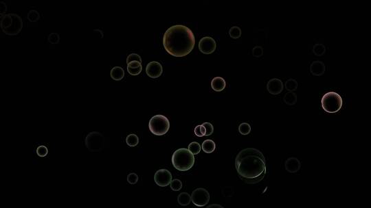 唯美抽象魔幻科技 气泡视频背景素材