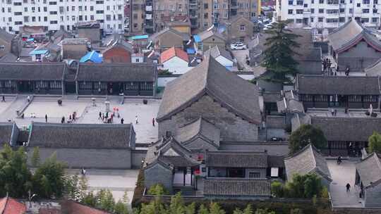 江苏省淮安市地标建筑淮安府署航拍