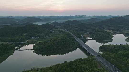 四川遂西高速赤城湖大桥