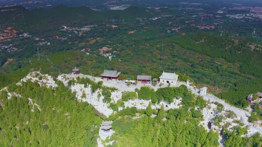 山东省潍坊青州云门山景区航拍