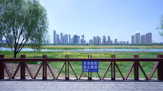 武汉杨春湖城市生态公园风景