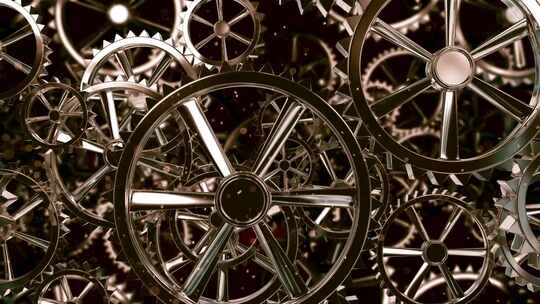 金属齿轮动态画面